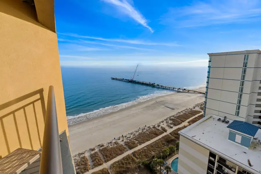 Atlantic Ocean view from the 19th-floor balcony