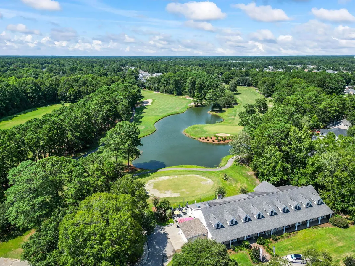 Aerial view across the Indigo Creek golf course
